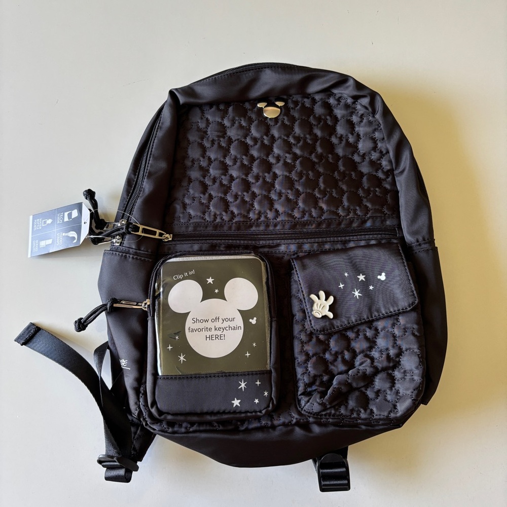 Disney Mickey Mouse Quilted Multi-Pocket Backpack